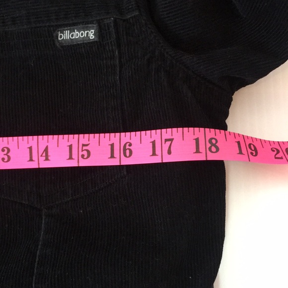 Black cord Billabong short Jacket Sz S - Picture 4 of 16
